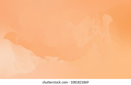 Vector illustration of hand painted watercolor texture. Abstract cloudy watercolor background. Waves, rainbow colors, watercolor sky. Gentle gradient texture for wallpapers, postcards, advertising.