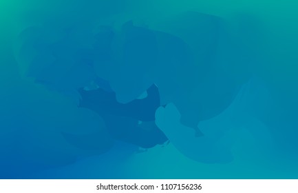 Vector illustration of hand painted watercolor texture. Abstract cloudy watercolor background. Waves, rainbow colors, watercolor sky. Gentle gradient texture for wallpapers, postcards, advertising.