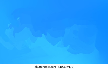 Vector illustration of hand painted watercolor texture. Abstract cloudy watercolor background. Waves, rainbow colors, watercolor sky. Gentle gradient texture for wallpapers, postcards, advertising.