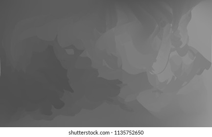 Vector illustration of hand painted watercolor texture. Abstract cloudy watercolor background. Waves, rainbow colors, watercolor sky. Gentle gradient texture for wallpapers, postcards, advertising.