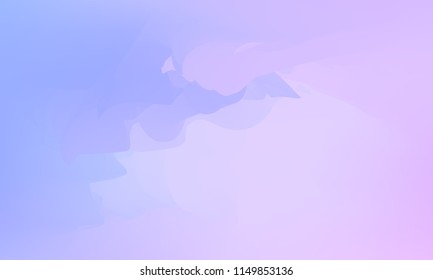 Vector illustration of hand painted watercolor texture. Abstract cloudy watercolor background. Waves, rainbow colors, watercolor sky. Gentle gradient texture for wallpapers, postcards, advertising.