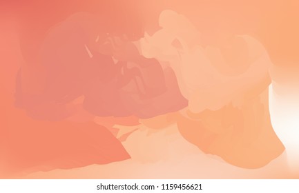 Vector illustration of hand painted watercolor texture. Abstract cloudy watercolor background. Waves, rainbow colors, watercolor sky. Gentle gradient texture for wallpapers, postcards, advertising.