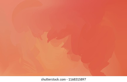 Vector illustration of hand painted watercolor texture. Abstract cloudy watercolor background. Waves, rainbow colors, watercolor sky. Gentle gradient texture for wallpapers, postcards, advertising.