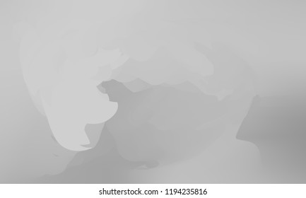 Vector illustration of hand painted watercolor texture. Abstract cloudy watercolor background. Waves, rainbow colors, watercolor sky. Gentle gradient texture for wallpapers, postcards, advertising.