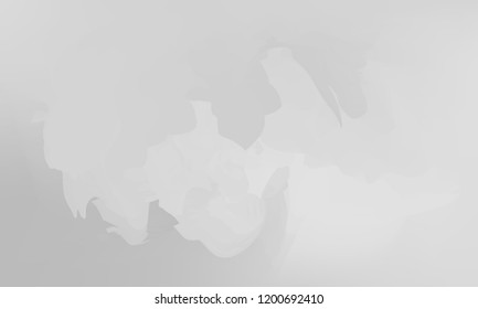 Vector illustration of hand painted watercolor texture. Abstract cloudy watercolor background. Waves, rainbow colors, watercolor sky. Gentle gradient texture for wallpapers, postcards, advertising.