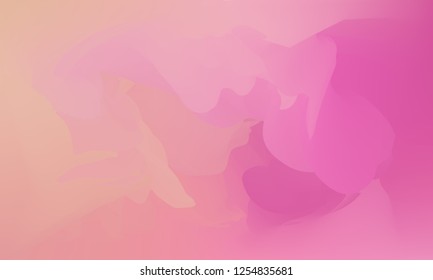 Vector illustration of hand painted watercolor texture. Abstract cloudy watercolor background. Waves, rainbow colors, watercolor sky. Gentle gradient texture for wallpapers, postcards, advertising.