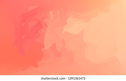 Vector illustration of hand painted watercolor texture. Abstract cloudy watercolor background. Waves, rainbow colors, watercolor sky. Gentle gradient texture for wallpapers, postcards, advertising.