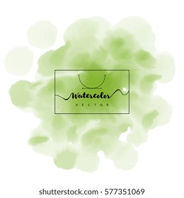 Vector illustration of Hand painted watercolor texture