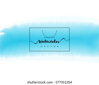 Vector illustration of Hand painted watercolor texture