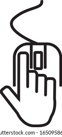 Vector Illustration Hand Pointer Design