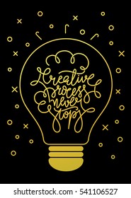 Vector illustration of hand written phrase, trendy poster design concept, lettering for your unique design with decorative elements   
