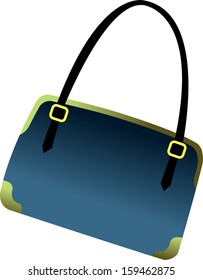 Vector illustration of handbag