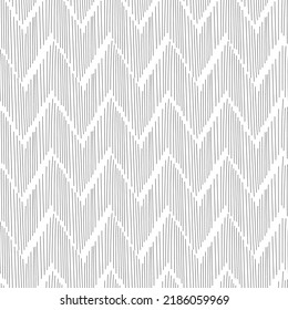 Vector illustration. Hand-drawn geometric pattern. Monochrome abstract background. Background stripe chevron. Elegant zigzag stroke. Repeating geometric texture, geometric shape. Dividers.