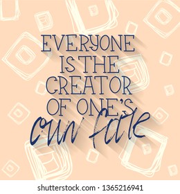 Vector illustration with hand-drawn lettering.Calligraphic design. Label for invitation and greeting card, prints and posters.