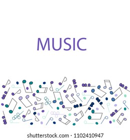 Vector illustration of handwritten lettering "notes" to t-shirt design, postcards, logos, banner, poster or textile.