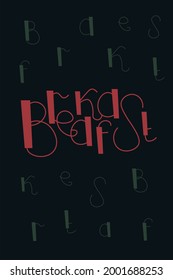 Vector illustration with handwritten text 