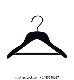 Vector illustration of hanger and empty icon. Set of hanger and hook stock vector illustration.