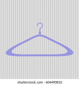 Vector Illustration of  Hanger high quality icon in Violet color

