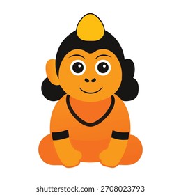 Ilustración vectorial de un hanuman