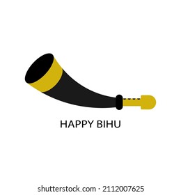 Vector illustration of Happy Bihu, Assamese New Year, Indian traditional festival, Harvest festival of Assam.