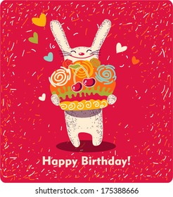 Vector illustration "Happy Birthday!"