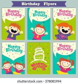 Vector Illustration of a Happy Birthday 
