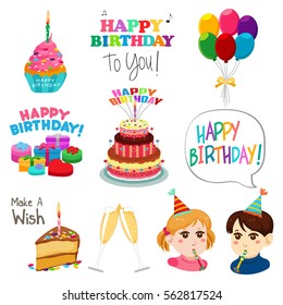 ค นหาภาพสต อก Vector Illustration Happy Birthday Design Elements ระด บ Hd และภาพสต อก ภาพประกอบ และเวกเตอร ปลอดค าล ขส ทธ หลายล านรายการในคอลเลกช น Shutterstock ม ภาพใหม ค ณภาพส งหลายพ นรายการเพ มเข ามาท กว น