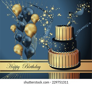 Joyeux Anniversaire Dore High Res Stock Images Shutterstock