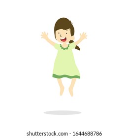 Vektorillustration Illustration glücklicher Kinder einzeln