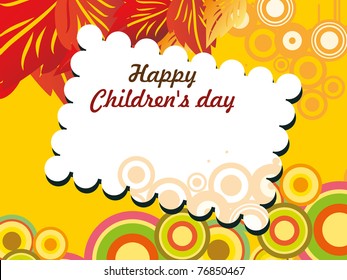 ilustración vectorial para la celebración del Día del Niño feliz