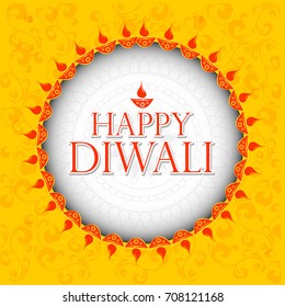Happy Diwali Greeting Card Made Using Stock Photo 1196270761 | Shutterstock