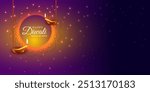 Vector illustration of Happy Diwali social media feed template