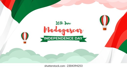 Vector illustration of Happy Djibouti Independence Day social media story feed mockup template svg