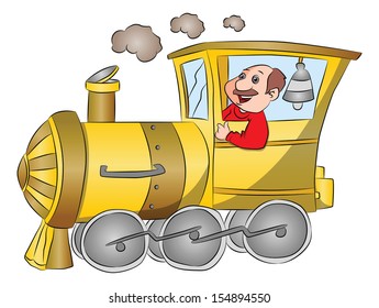 1,077 Train driver cartoon Images, Stock Photos & Vectors | Shutterstock