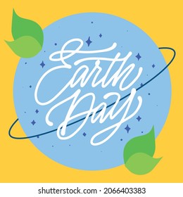ilustración vectorial para la plantilla de tarjetas de felicitación del Día de la Tierra Feliz 22 de abril.