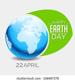 Vector illustration for Happy Earth Day.