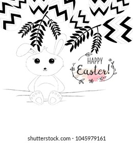 Vector Illustration of Happy Easter