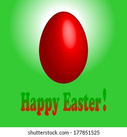 Vector illustration of Happy Easter!!!
