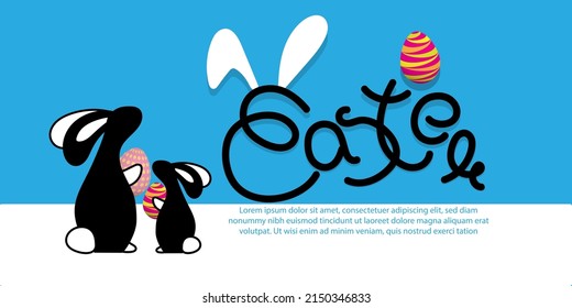 vector illustration for happy Easter