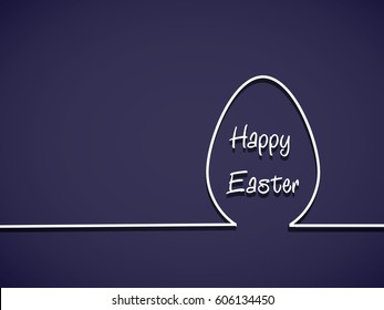 Vector Illustration of Happy Easter