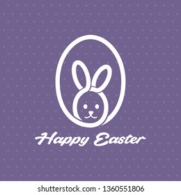 Vector illustration for Happy Easter celebration design