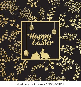 Vector illustration for Happy Easter celebration design