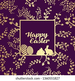 Vector illustration for Happy Easter celebration design