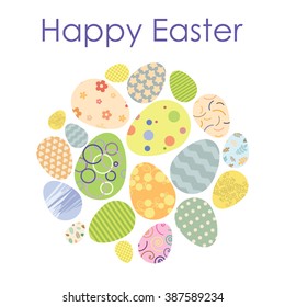 vector illustration / happy easter design