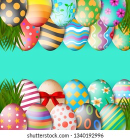 Vector Illustration of Happy Easter Holiday