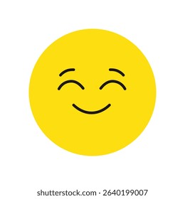 vector illustration of happy face