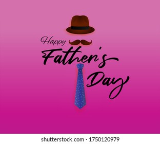 vector illustration for happy fathers day 