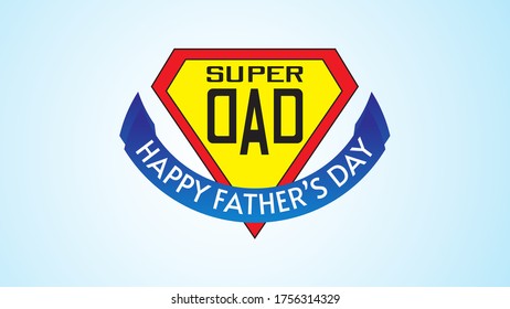 Vector illustration of happy father's day. Happy Father's Day vector design for greeting cards and poster. Design template celebration
