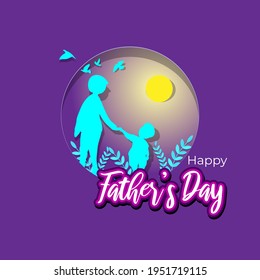 vector illustration for happy Fathers day