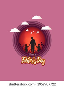 vector illustration for happy Fathers day